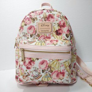 Disney Loungefly Beauty and the Beast Belle Roses